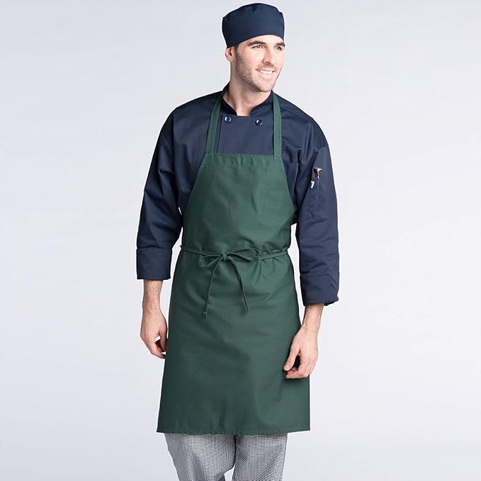 Uncommon Threads Unisex Classic Restaurant Bib Apron for Work Uniform