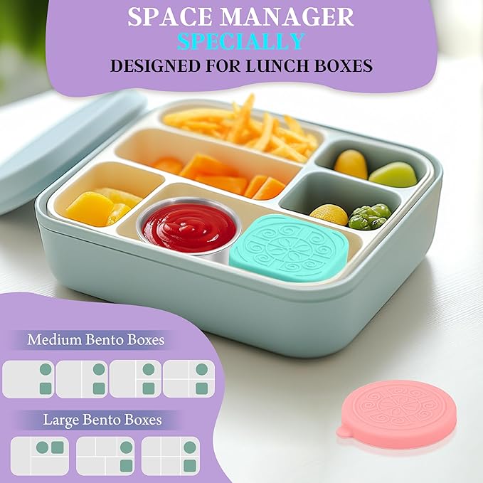 Qukaka 6 PCS Salad Dressing Container to Go,Handy Leakproof Stainless Steel Meal Prep Containers Reusable,Sauce Containers for Lunch Box, Picnics, Travel, Office and Kitchen Storage-1.6oz+2.7oz