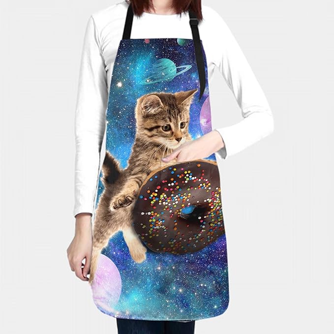 Funny Apron Polyester Grooming Aprons with Pocket for Cooking Kitchen Grilling Adults