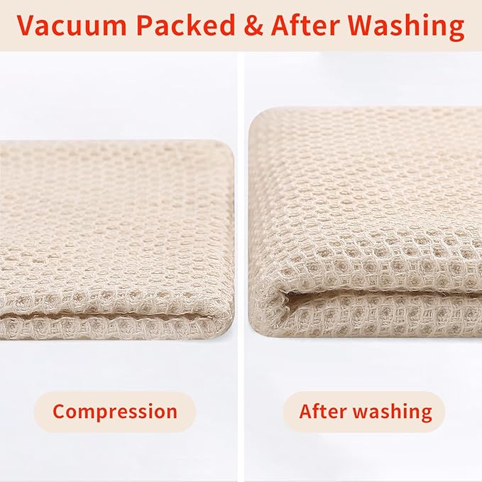 Homaxy 100% Cotton Kitchen Towels and Dishcloths Set, 12 x 12 Inches and 13 x 28 Inches, Set of 16 Bulk Kitchen Towels Set, Ultra Soft Absorbent Dish Cloths for Washing Dishes, Mixed Color