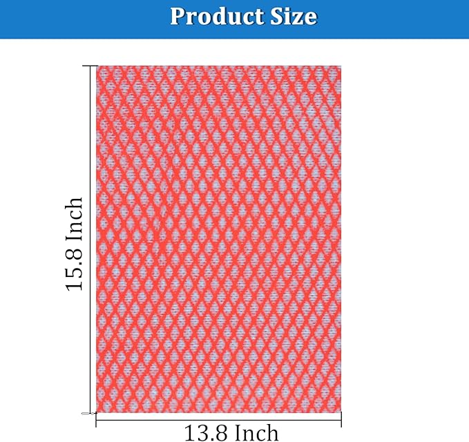 13.8" x 15.8" Disposable Cleaning Towels Disposable Dish Cloths, Reusable Wipes for Kitchen, Bathroom, Household Cleaning, Red