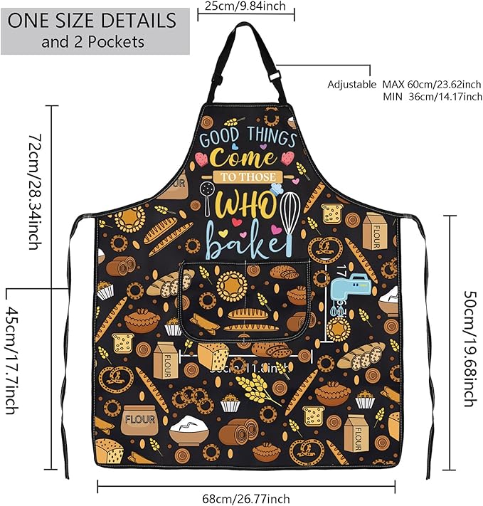MBMSO Baking Apron the Secret Ingredient is Always Love Apron Baker Gifts Baking Cooking Gifts for Bake Lover Kitchen Apron