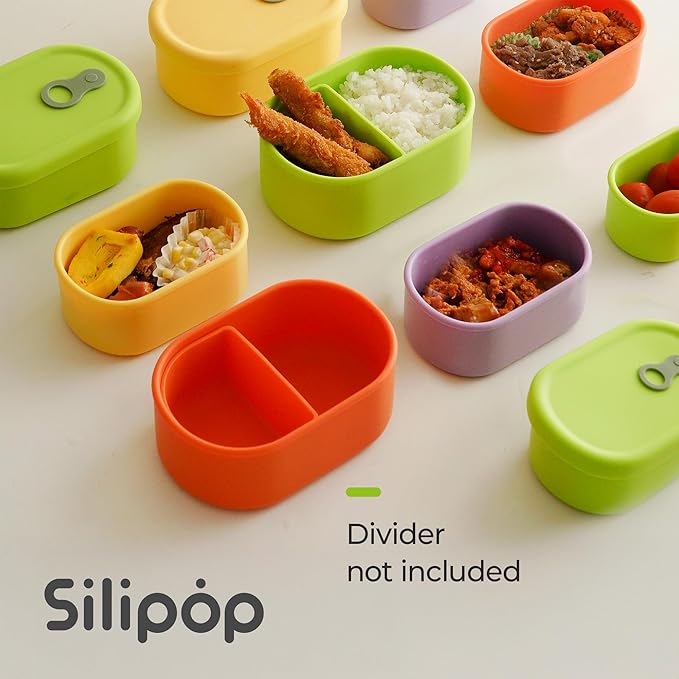 Premium Korean-Made Silicone Airtight Food Container with Steam Vent – BPA Free, Leakproof, Microwave & Freezer Safe Meal Prep. & Leftovers Storage (Green Apple, 12 floz)