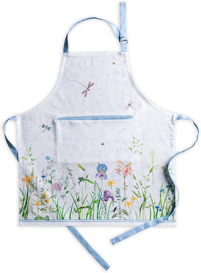 Maison d' Hermine 100% Cotton Apron for women with Pocket Kitchen Chef Apron for Men Cooking Mothers Day Gifts