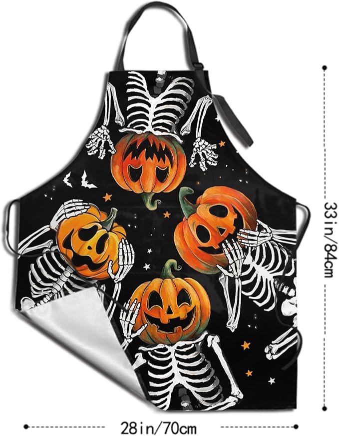 Funny Apron Polyester Grooming Aprons with Pocket for Cooking Kitchen Grilling Adults