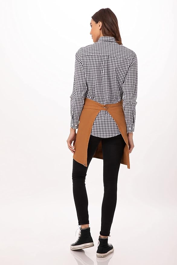 Chef Works Unisex Rockford Half Bistro Apron