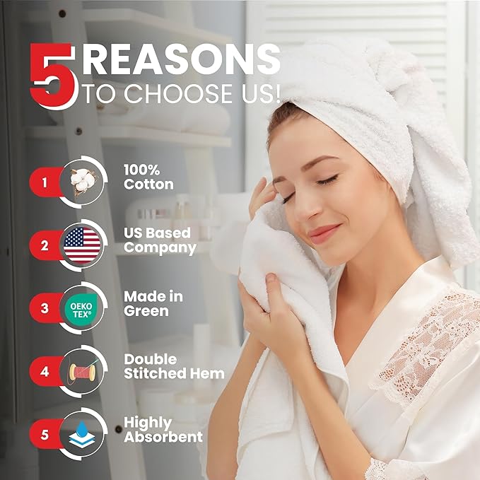 Infinitee Xclusives Gray Hand Towels for Bathroom - Set of 6 (16x28 inches) 600 GSM, 100% Cotton Ultra Soft, Quick Drying, Hotel Quality Hand Towel Set (Charming Grey, Hand Towels)