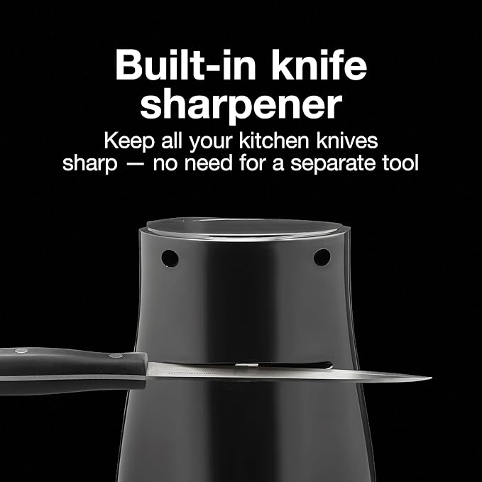 Proctor Silex Power Electric Automatic Can Opener for Kitchen with Knife Sharpener, Twist-off Easy-Clean Lever, Cord Storage, Black (75217PS) (Pack of 2)
