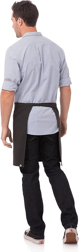 Chef Works Unisex Rockford Half Bistro Apron