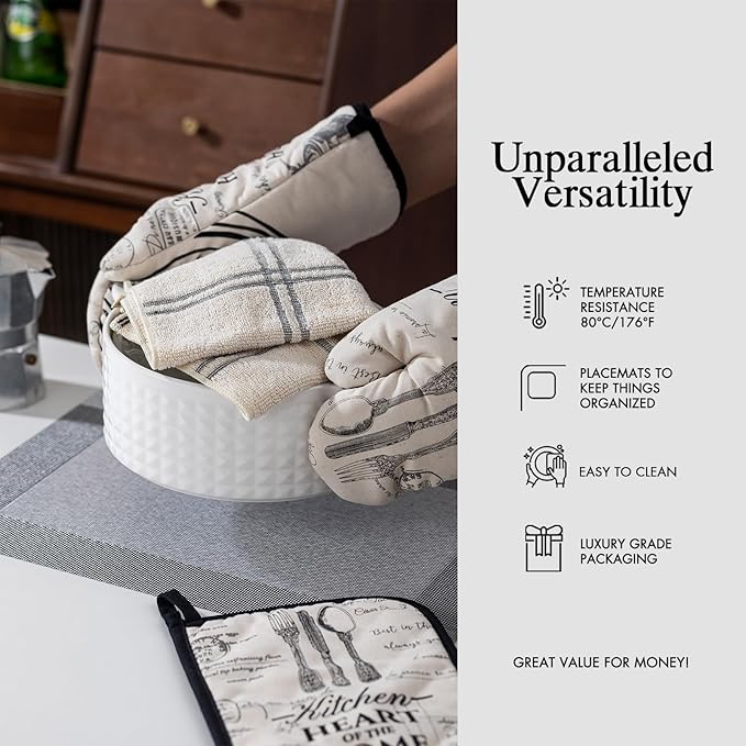 Placemats Set of 12 - Easy Clean Woven Vinyl Placemats for Dining Table, Indoor/Outdoor Place Mats, Washable PVC Table Mats （Silver Cube）