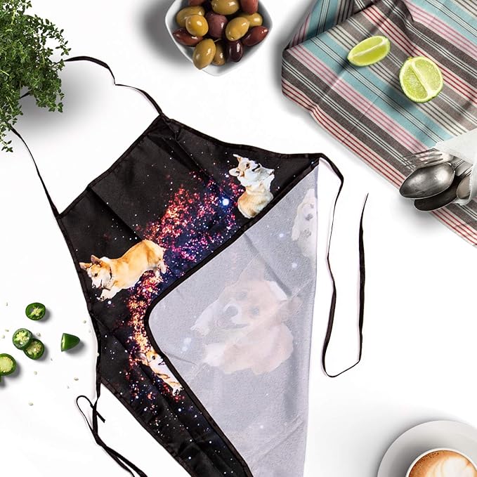 Funny Apron for Men Women Baking Gardening Sewing BBQ Waterproof Cute Gifts