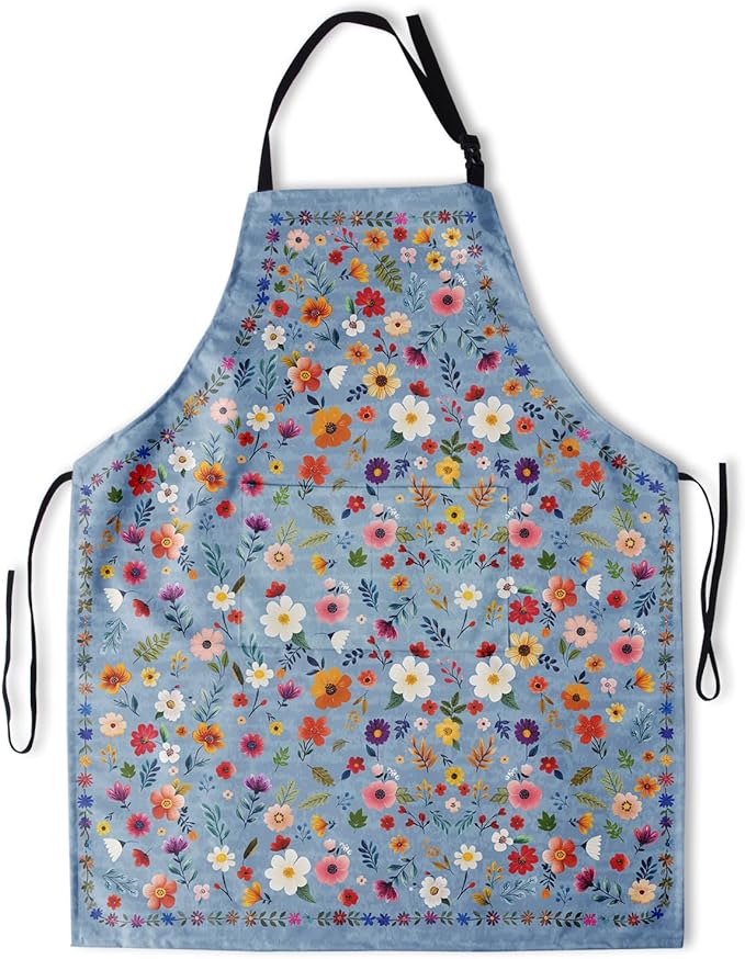 Funny Apron Polyester Grooming Aprons with Pocket for Cooking Kitchen Grilling Adults