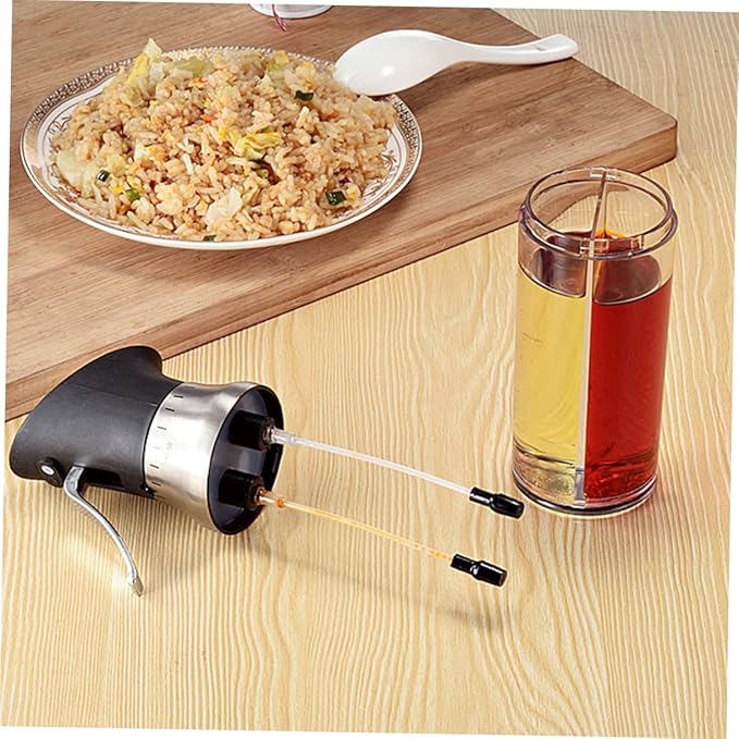 LIFKOME Oil Bottle Dispenser 200ml Sauce Sprayer Easy to Clean Dry Olive Oil Vinegar Sprayer