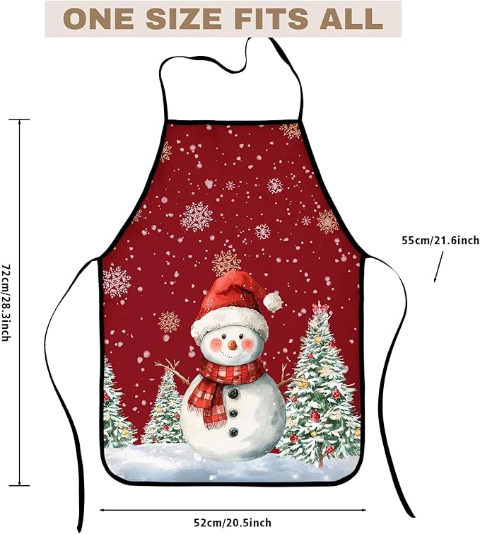 Funny Apron for Men Women Baking Gardening Sewing BBQ Waterproof Cute Gifts
