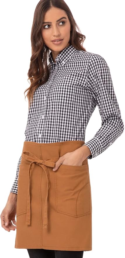 Chef Works Unisex Rockford Half Bistro Apron