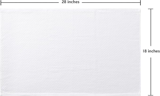joybest Cotton Kitchen Towels, 4-Pack Waffle Weave Ultra Soft Absorbent Dish Towels Quick Drying Dish Cloths, 18 in x 28 in, White