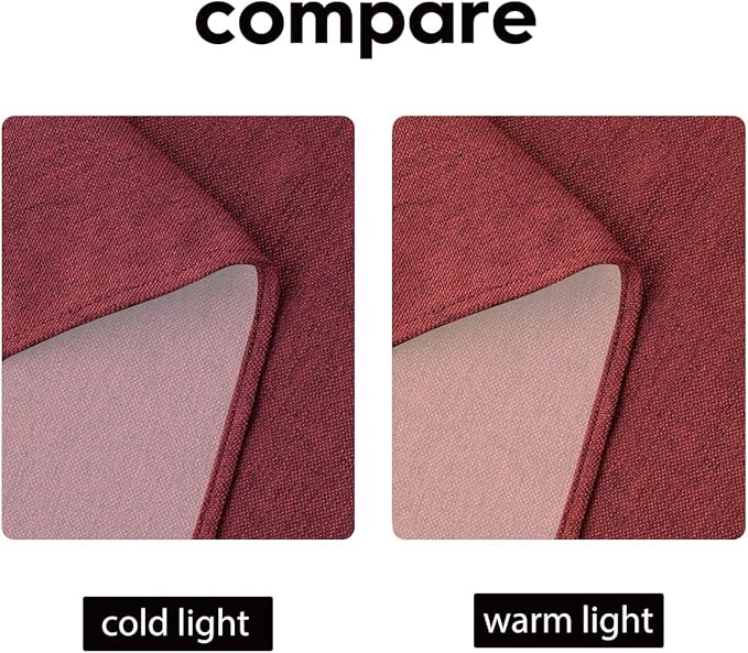 Artoid Mode Dark Red Table Runner, Seasonal Christmas Valentine's Washable Kitchen Dining Table Decoration for Home Party Decor 13x108 Inch