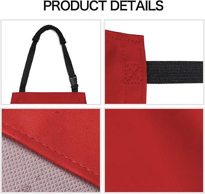Homsolver 2 Pack Waterproof Rubber Aprons, Heavy Duty Butcher for Men, Chemical Vinyl Plastic Aprons for Dishwashing