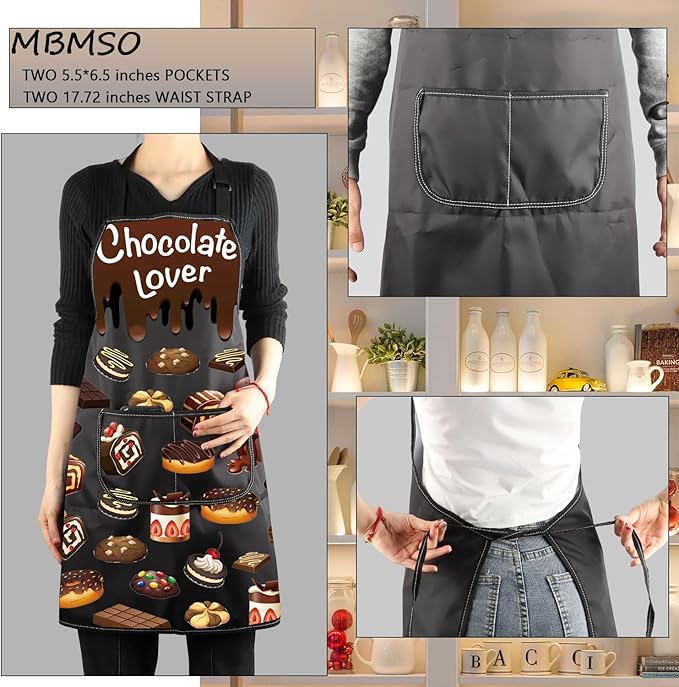 MBMSO Baking Apron the Secret Ingredient is Always Love Apron Baker Gifts Baking Cooking Gifts for Bake Lover Kitchen Apron