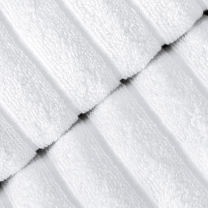 Classic Turkish Towels CTT Premium 2 Pack Bath Towels Set, Made with 100% Turkish Cotton, Spa & Hotel, Quick Drying Towels, Absorbent & Comfy | 27"x54" (White)