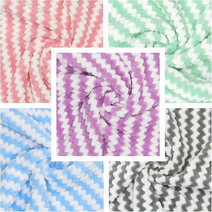 Microfiber Cleaning Cloth Lint Free Cleaning Rags, 10 Pack Fast Drying Dish Rags for Cleaning, Super Absorbent Kitchen Dish Cloths for Wash Dishes,12 in x 12 in, Mix Color