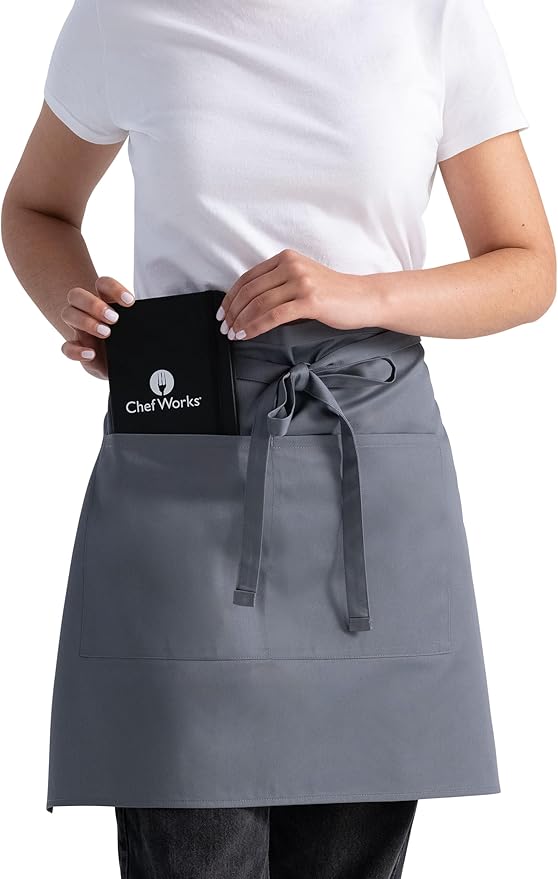 Chef Works Unisex Half Bistro Server Apron