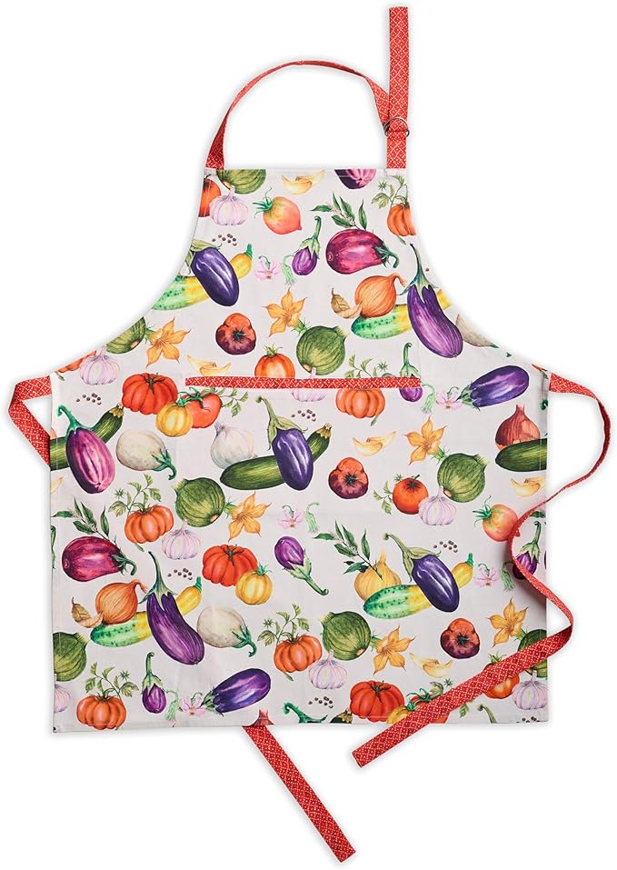 Maison d' Hermine 100% Cotton Apron for women with Pocket Kitchen Chef Apron for Men Cooking Mothers Day Gifts