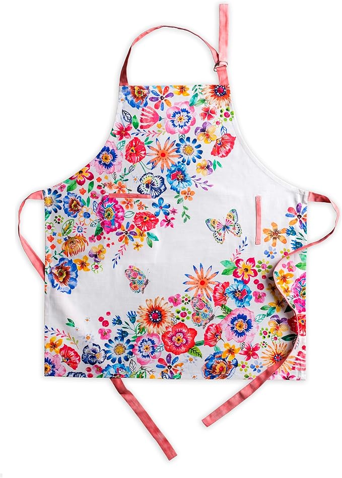 Maison d' Hermine 100% Cotton Apron for women with Pocket Kitchen Chef Apron for Men Cooking Mothers Day Gifts