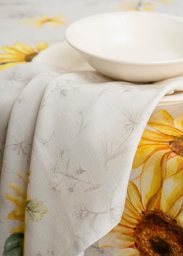 Maison d' Hermine Cloth Napkins Set of 4 100% Cotton Everyday Reusable Square Napkins Cloth Washable Dinner Party Wedding Restaurant Gifts for Mothers Day Spring/Summer (Candice, 20" x 20")