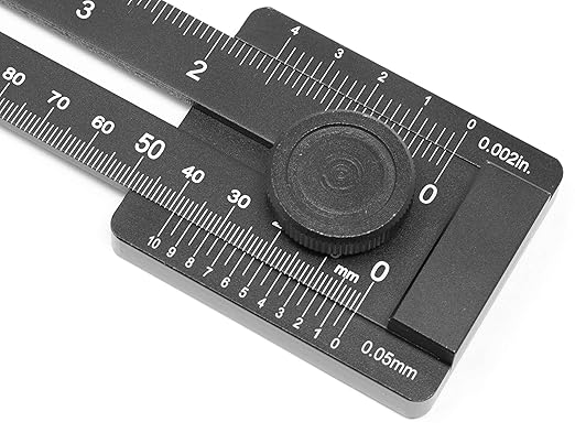 WEN ME251R 10-Inch Aluminum Offset Marking Gauge and Layout Tool with Laser-Etched Scale
