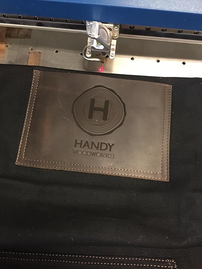 OleksynPrannyk Work Apron in Non-Waxed Canvas with Cross Straps Adjustable