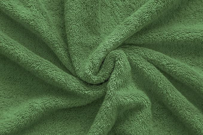 American Veteran Towel, Turkish Bath Towels for Bathroom 4 Pack, 27x54 Extra Large Premium Soft Drying Bathroom Towels, Sage Green
