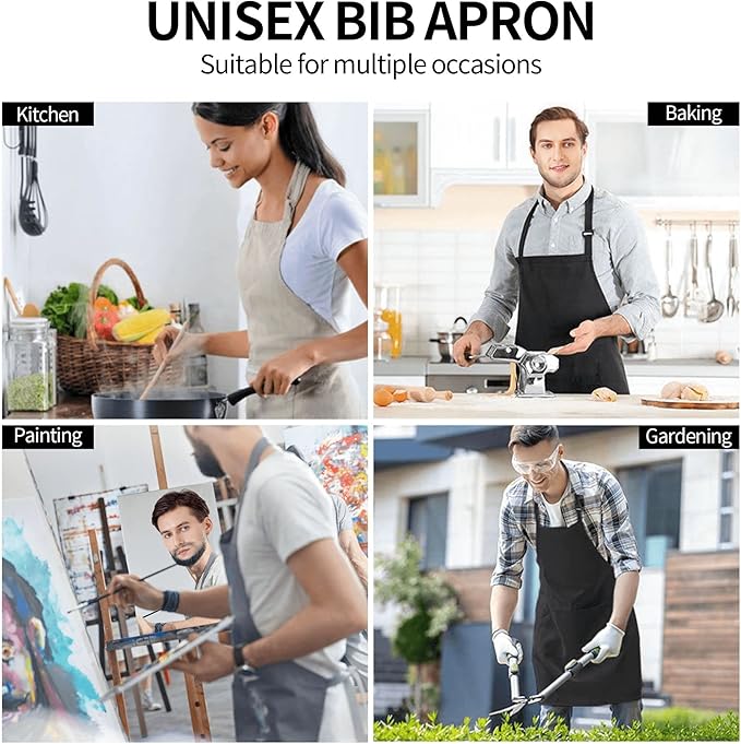 Funny Apron Polyester Grooming Aprons with Pocket for Cooking Kitchen Grilling Adults