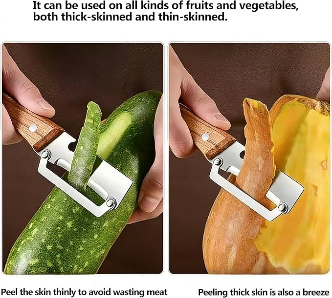 2pcs Multi-Functional Vegetable Peeler for Kitchen,2 in 1 Multi Functional Vegetable Peele,for Fruit Apple Potato Pumpkin Papaya Zucchini