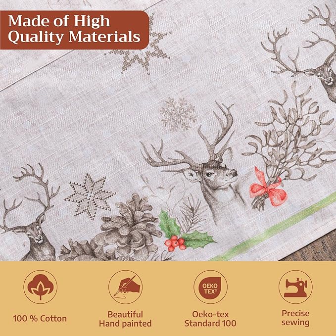 Maison d' Hermine 100% Cotton Apron for women with Pocket Kitchen Chef Apron for Men Cooking Mothers Day Gifts