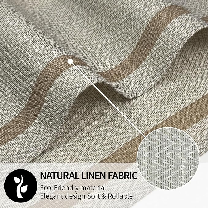 Beige Placemats Set of 4, 12x18 Inch Heat-Resistant Washable Easy to Clean Place Mats, Faux Linen Cloth Table Mats Suitable for Indoor/Outdoor Parties & Kitchen Decor (Beige)