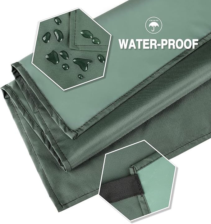 Gotega Waterproof Rubber Vinyl Apron Adjustable Dishwasher Apron - Apron for Women Men Heavy Duty Work Apron