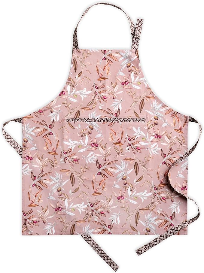 Maison d' Hermine 100% Cotton Apron for women with Pocket Kitchen Chef Apron for Men Cooking Mothers Day Gifts