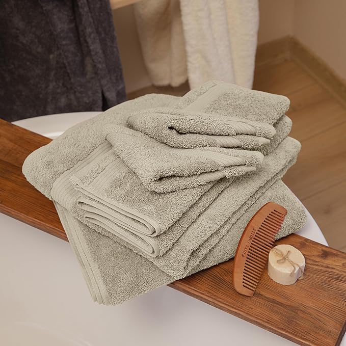Classic Turkish Towels CTT - Premium Washcloths 12 Pack Set, 100% Turkish Cotton, Highly Absorbent & Quick Dry, Face Towels Wash Cloths for Hotel, Spa & Gym | 12"x12" (Beige)