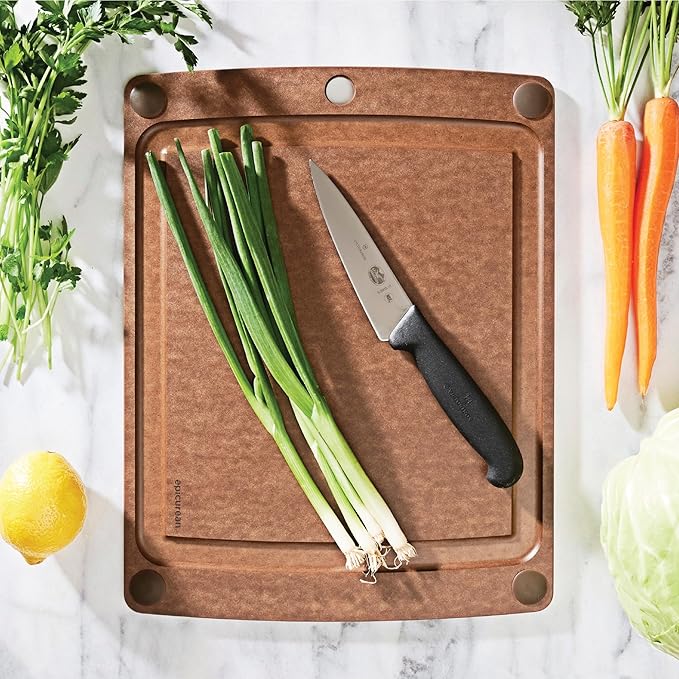 Epicurean All-in-One 14.5" × 11.25" Cutting Board, Nutmeg