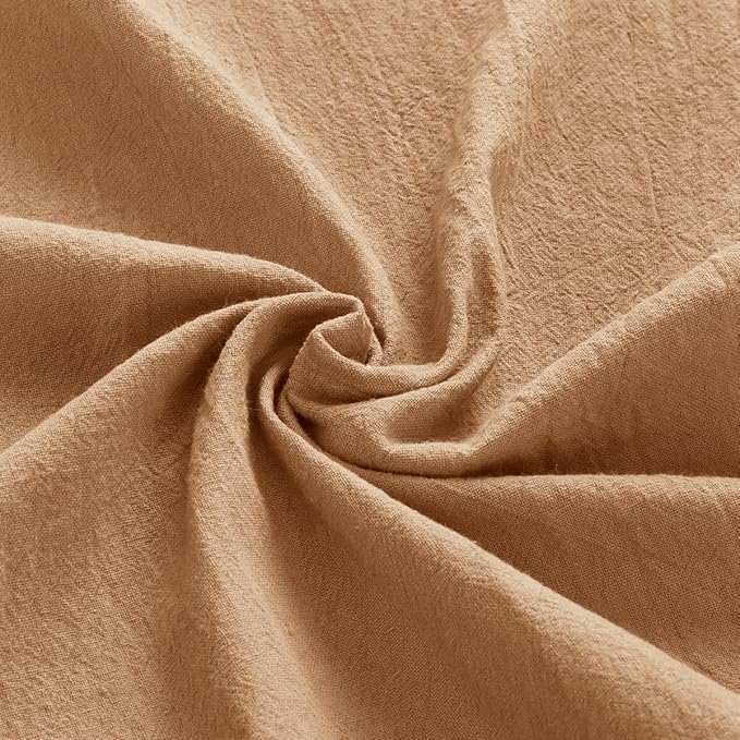 MLMW Caramel Cloth Napkins Set of 6 Cotton Spring Easter Napkins Cloth Bulk Washable Dinner Napkins 16"×16" for Wedding Party Baby Bridal Shower Birthday Table Decor