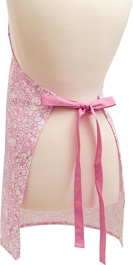 Handstand Kitchen Hello Kitty Print 28" Adult Apron and Pot Holder Set