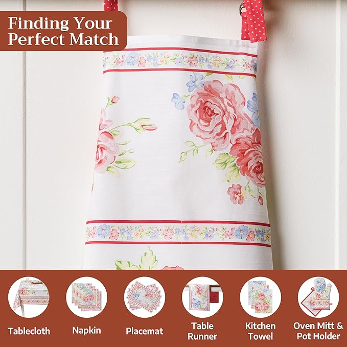 Maison d' Hermine 100% Cotton Apron for women with Pocket Kitchen Chef Apron for Men Cooking Mothers Day Gifts