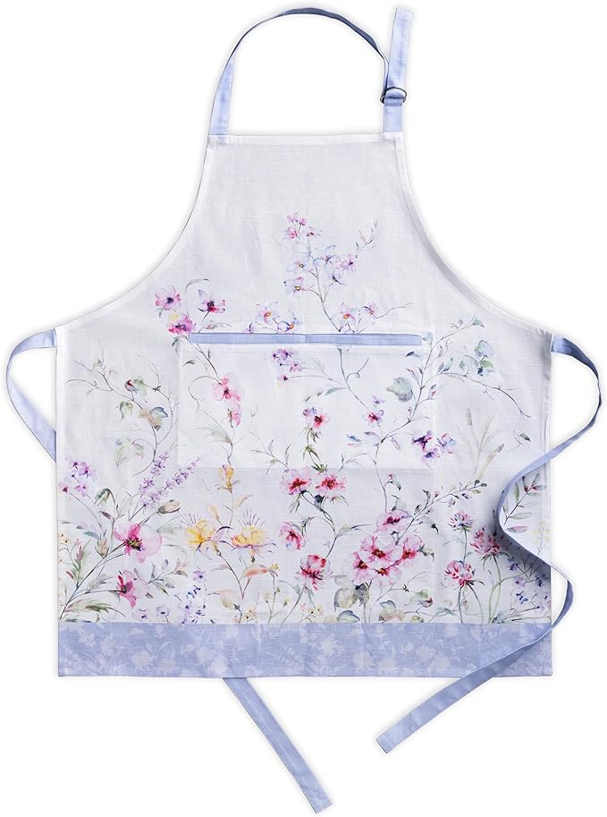 Maison d' Hermine 100% Cotton Apron for women with Pocket Kitchen Chef Apron for Men Cooking Mothers Day Gifts