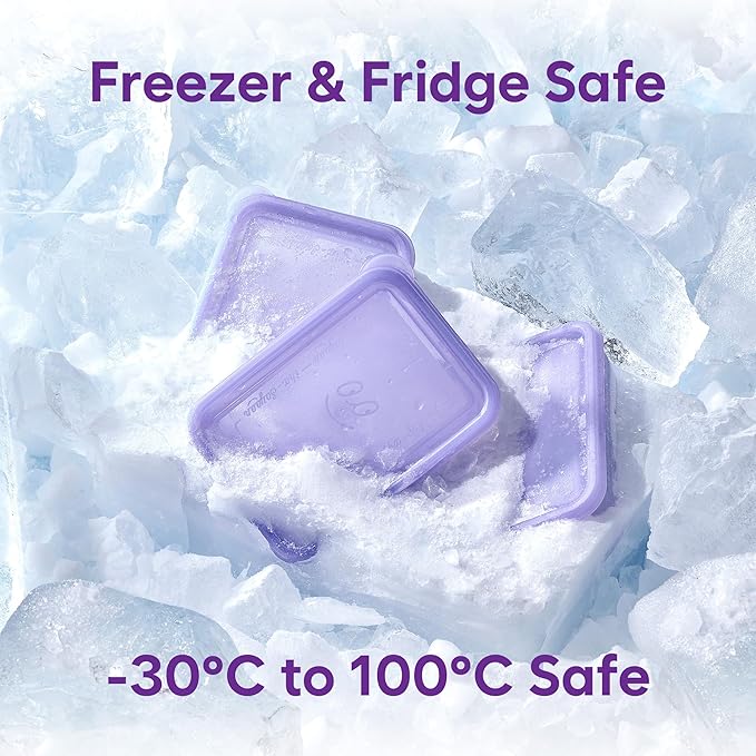 Freezer Containers for Food Storage 24pcs - Soup with Lids Safe - Twist Release - Flexible Frozen Design - BPA Free