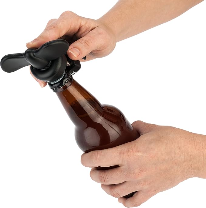 Soft Edge 3-in-1 Ambidextrous Safety Can Opener Jar Opener and Bottle Opener