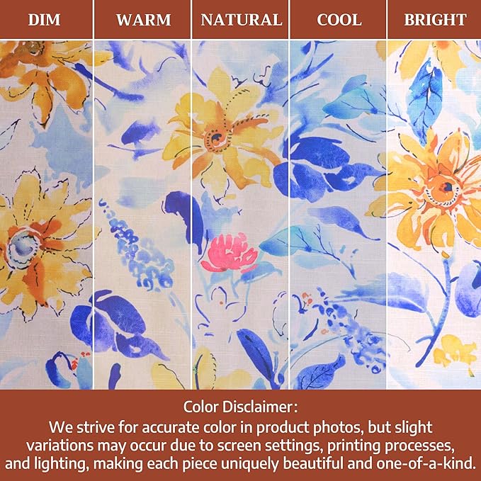 Maison d' Hermine Cloth Napkins Set of 4 100% Cotton Everyday Reusable Square Napkins Cloth Washable Dinner Party Wedding Restaurant Gifts for Mothers Day Spring/Summer (Girassol, 20" x 20")
