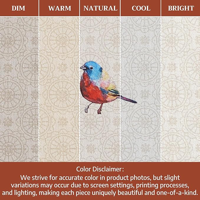 Maison d' Hermine Cloth Napkins Set of 4 100% Cotton Everyday Reusable Square Napkins Cloth Washable, Dinner, Party, Wedding, Restaurant, Spring/Summer (Birdies On Wire, 20" x 20")