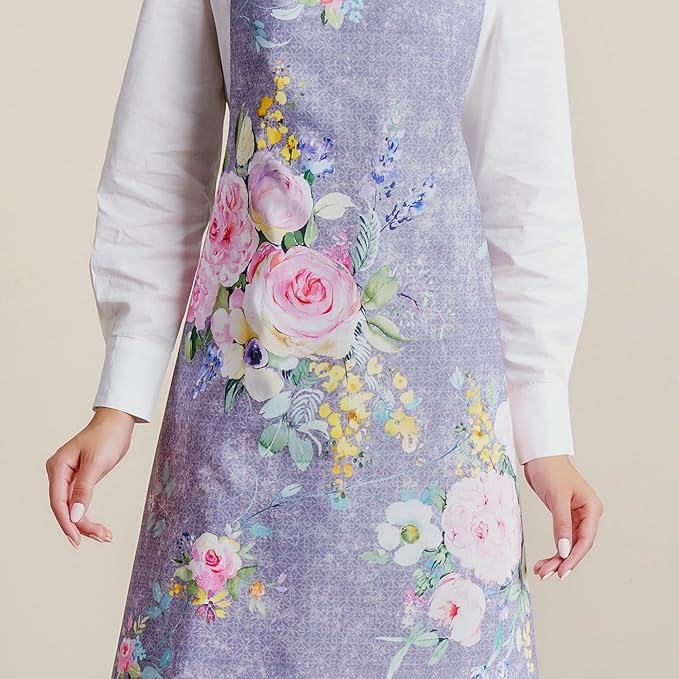 Maison d' Hermine 100% Cotton Apron for women with Pocket Kitchen Chef Apron for Men Cooking Mothers Day Gifts