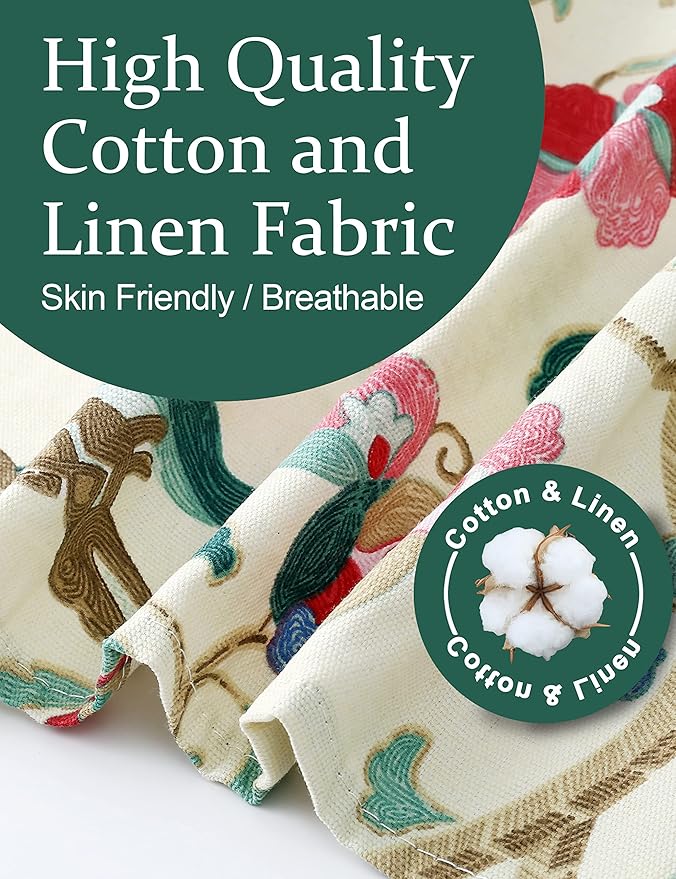 Big Plus Size Aprons for Women with Pockets Cotton Linen Baking Kitchen Cooking